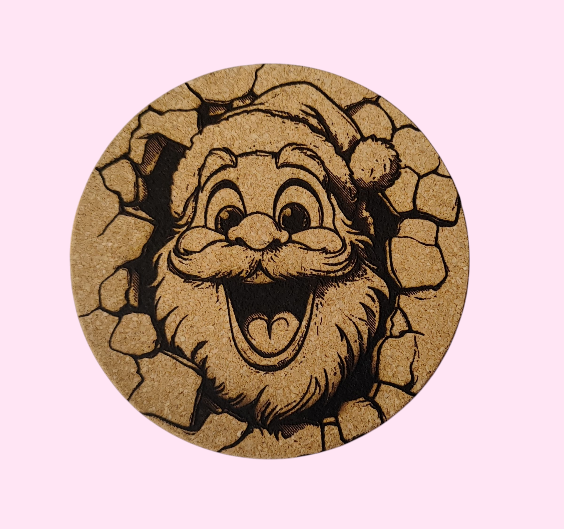 Individuelle Kork-Untersetzer mit Wunschgravur