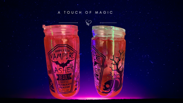 16 oz Blood Drip Snowglobe ( Vampire Ashes )