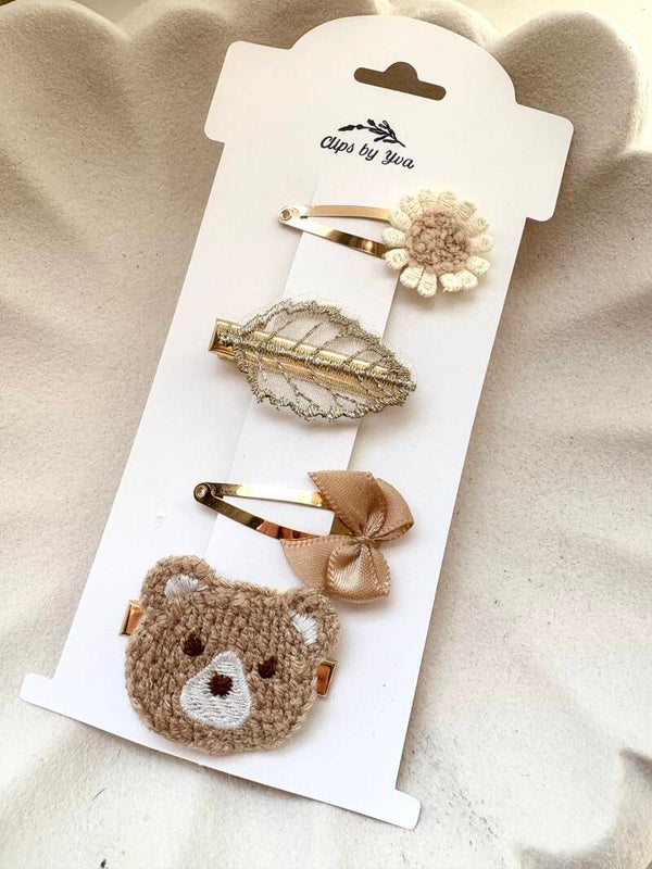 Setje teddy beige