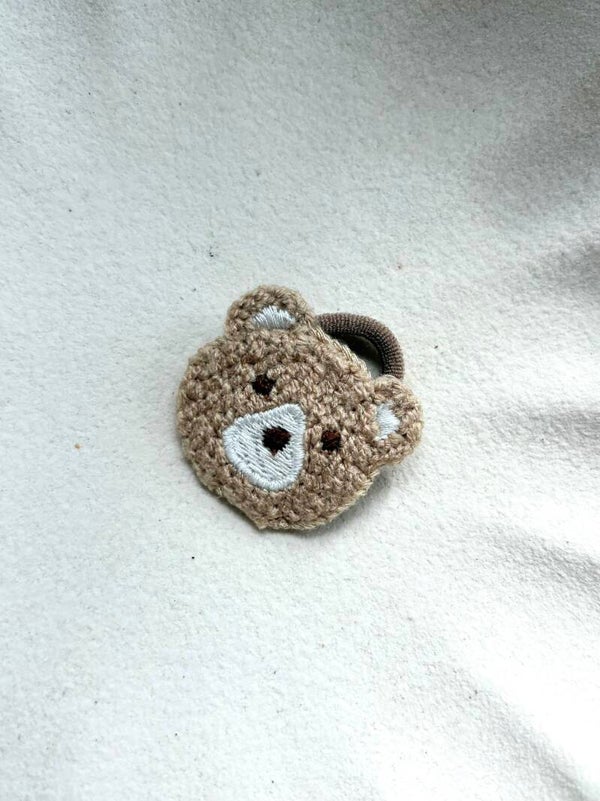Elastiekje teddybeer (1 stuk)