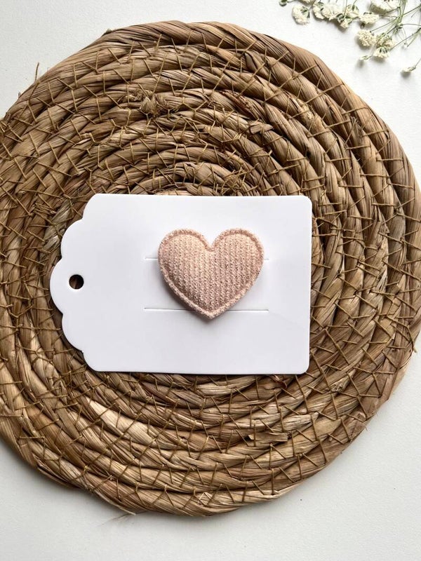 Antislip knipje hart beige