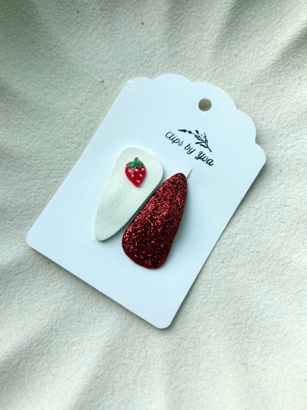 Aardbei glitter antislip