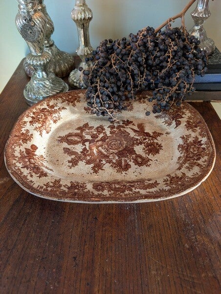 Decoratieve grote serveerschaal