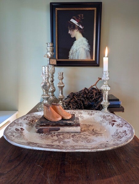 Mooie antieke Engelse serveerschaal