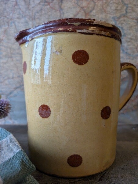 Oude Franse schenkkan / melkkan