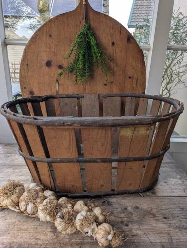 Oude Franse Druivenoogstmand
