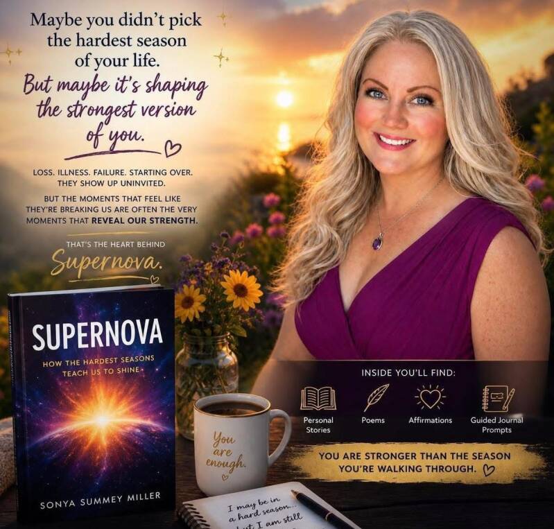 sonya summey miller, author, singer, combat veteran, supernova series