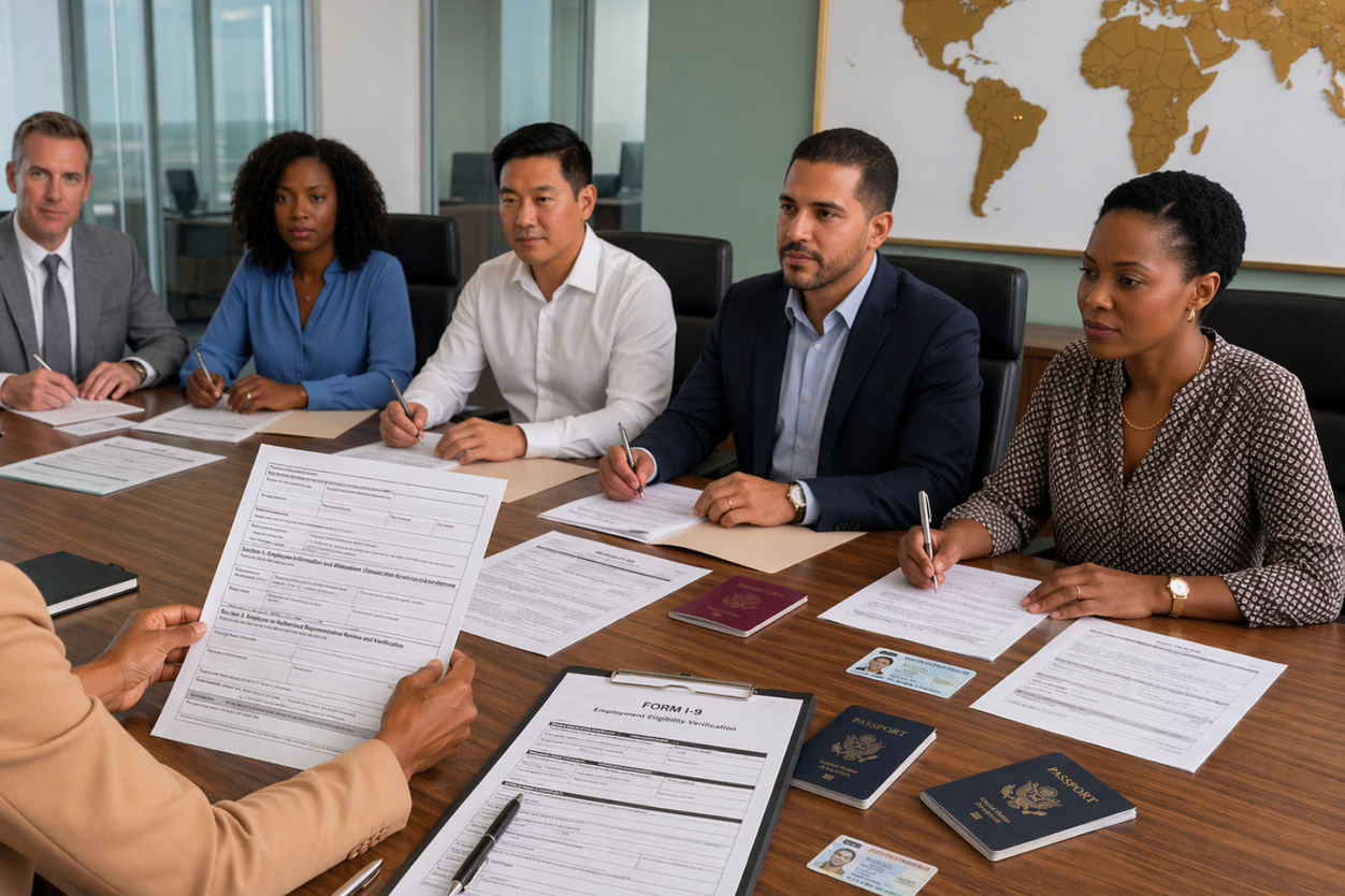 I-9 employment verification completed with an authorized representative in Clarksville Tennessee