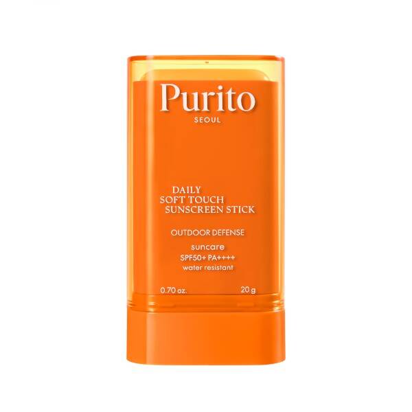 PURITO – Stick solaire quotidien effet peau douce FPS 50+, 20 g