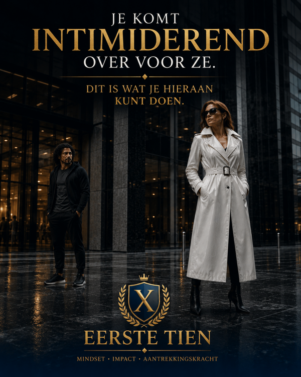 ZO KOM JE MINDER INTIMIDEREND OVER OP ZE