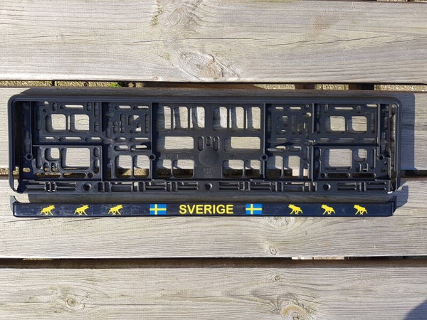 Nummerbordhouder Svenska