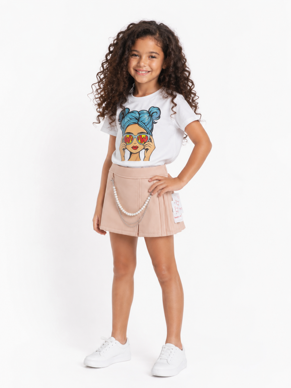 Trendy meisjes skort | 4-14 jaar 🤍