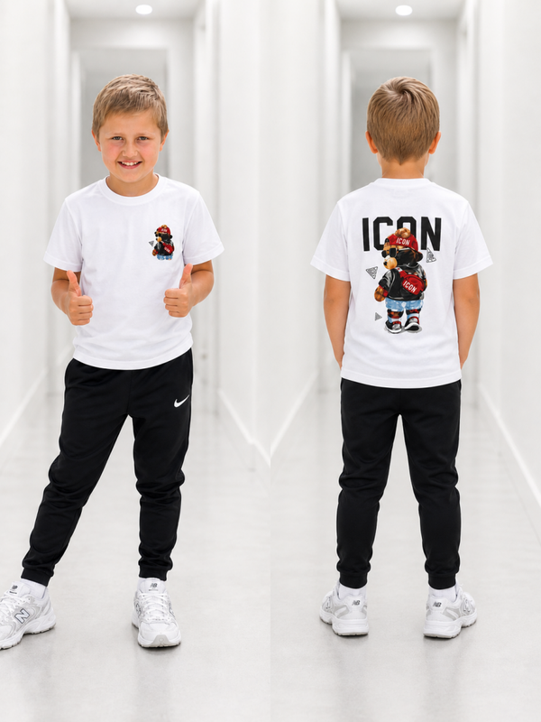 T-shirt met icon print – jongens ✨