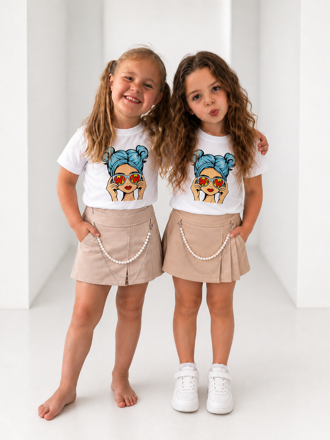 Meisjes T-shirt met trendy meisjesprint | 4-14 jaar 🤍