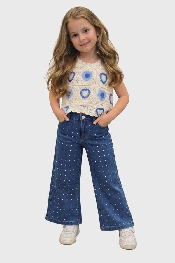 Jeans met strass – meisjes 🤍