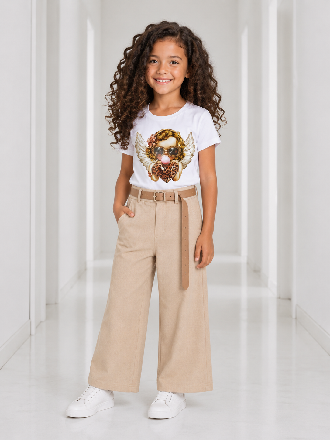 Elegante beige broek meisjes | 4-14 jaar 🤍