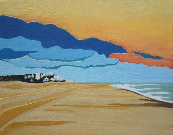 Postcard Series - 'Mellow Yellow' - Southwold Print