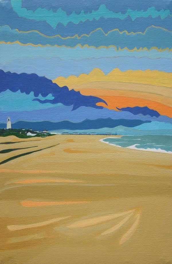 Southwold 'Turquoise Skies' Print