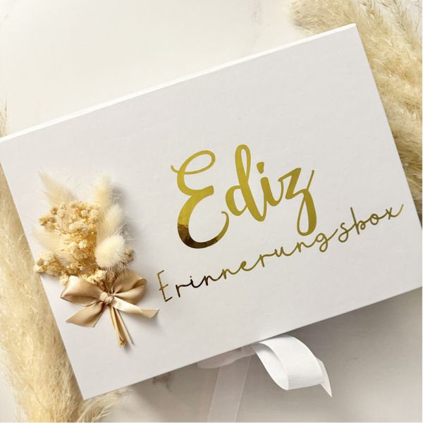 Personalisierte Erinnerungsbox