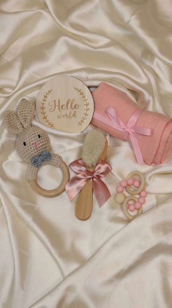 Baby Geschenkset Bunnyrosa