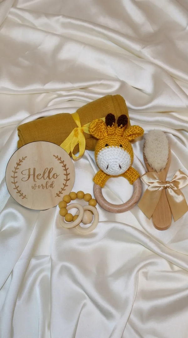 Baby Geschenkset Giraffe