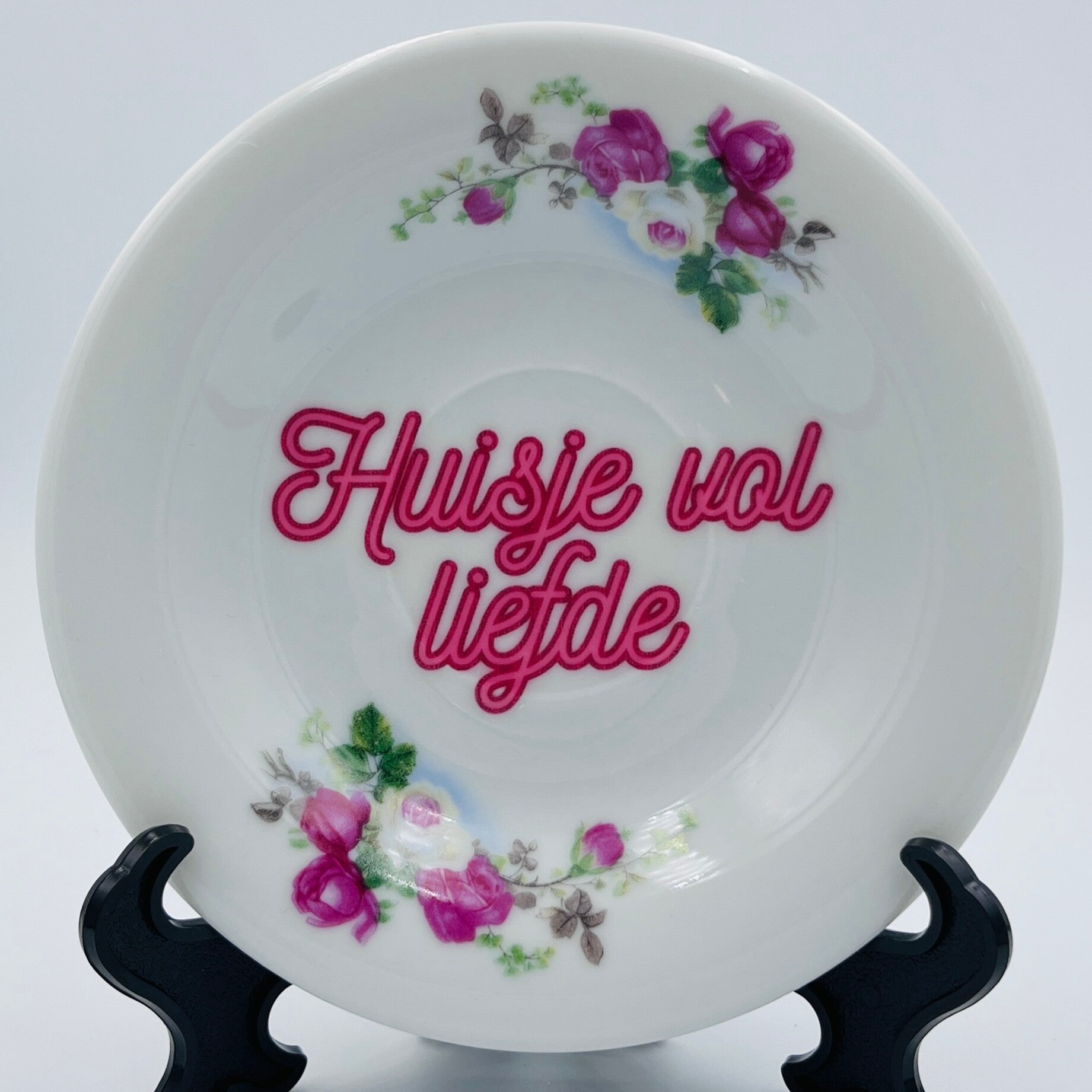 Wandbord Huisje vol liefde