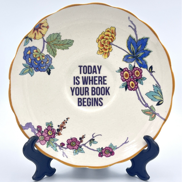 Wandbord Today is where your book begins