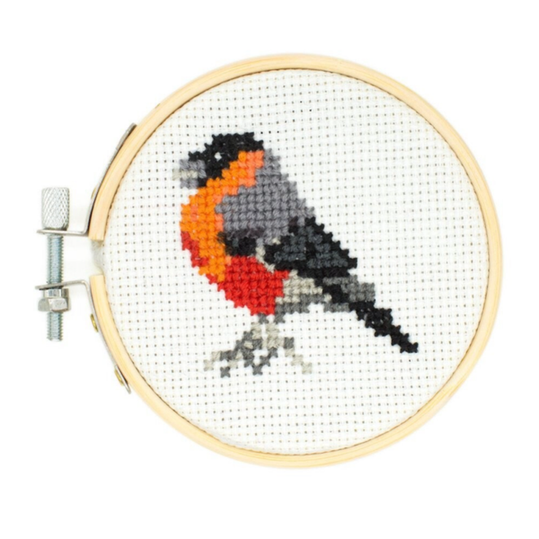 Vogel mini borduurset - kruissteek