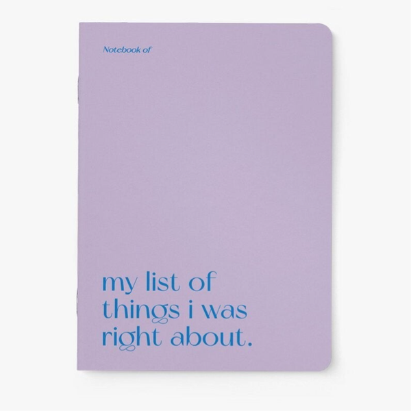 Notitieboek Ik heb gelijk