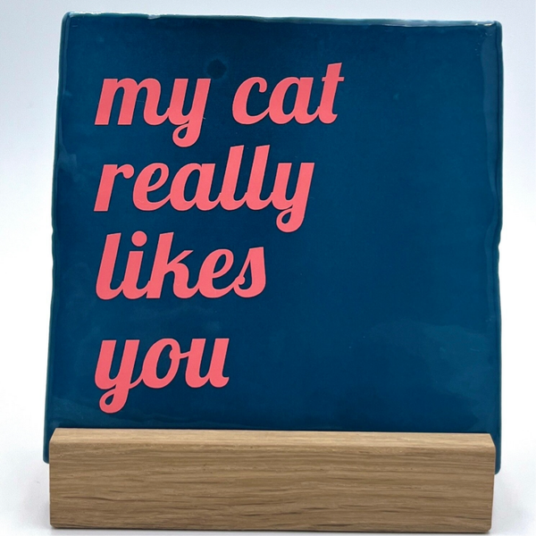 Tegel My cat really likes you