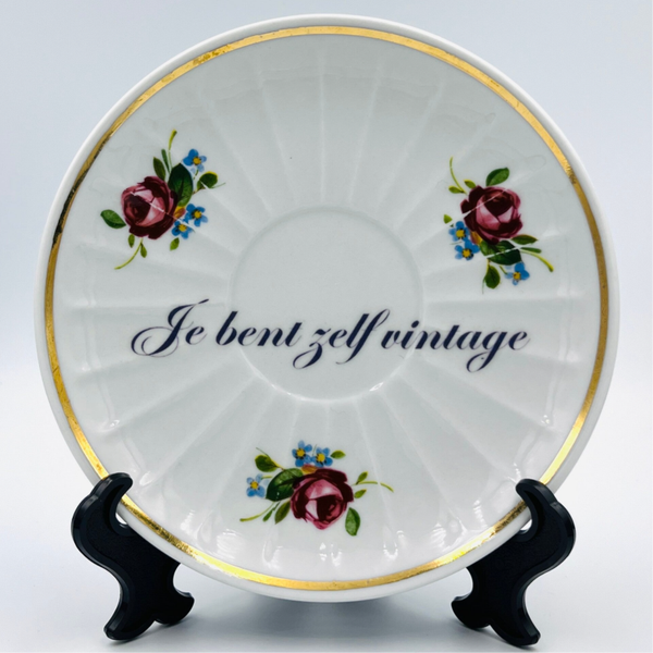 Wandbord Je bent zelf vintage