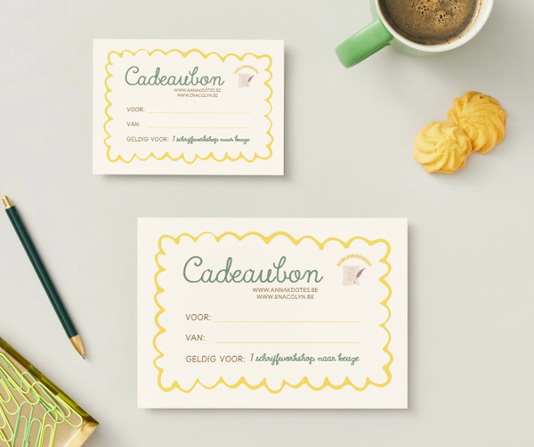 Cadeaukaart workshop