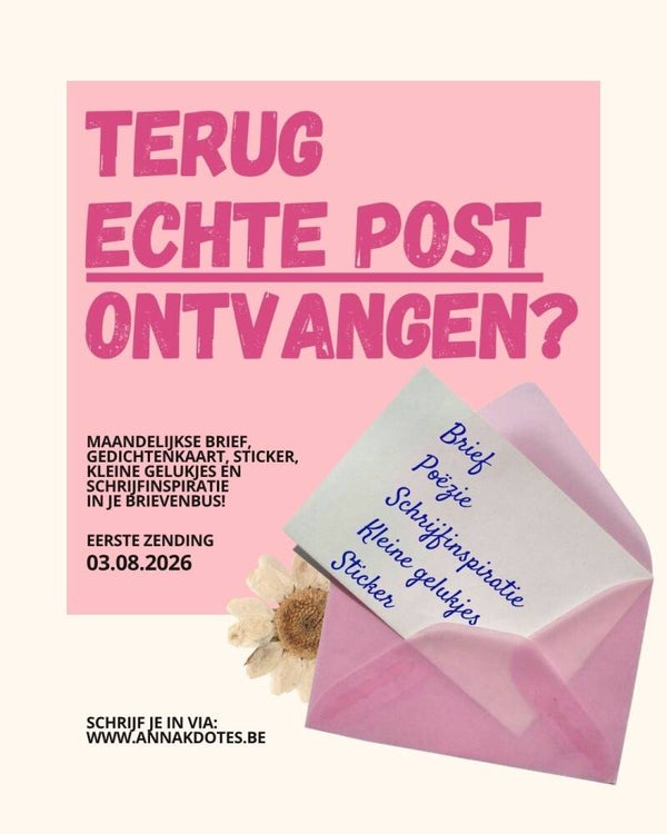 Maandelijks post ontvangen