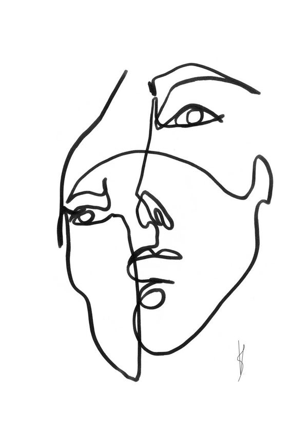 'Blended' Riso print