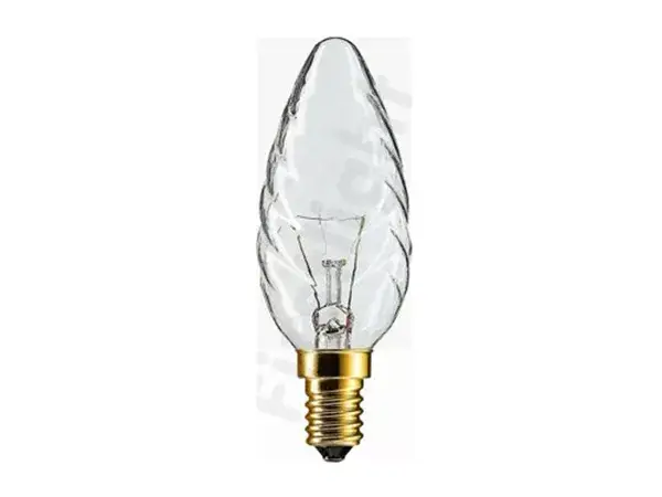 Philips Brilliant deco kaarslamp dunne fitting