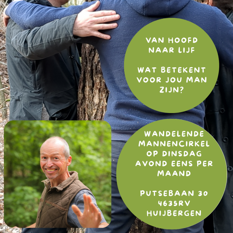 Wandelende mannencirkel