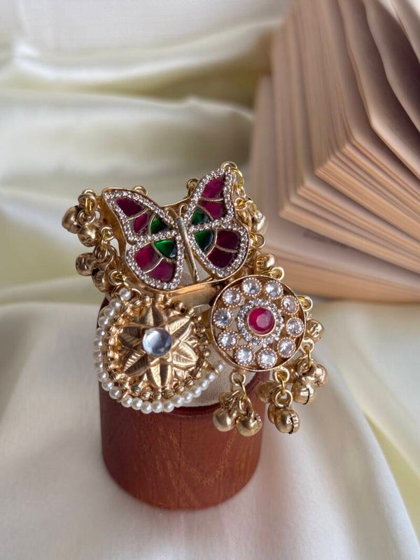 Traditional kashmiri butterfly RING