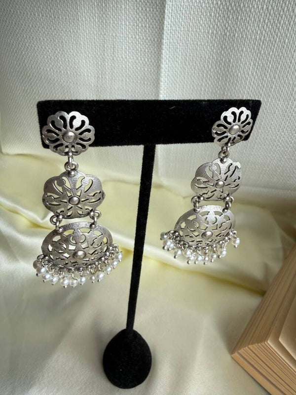 Oxidized high quality earrings