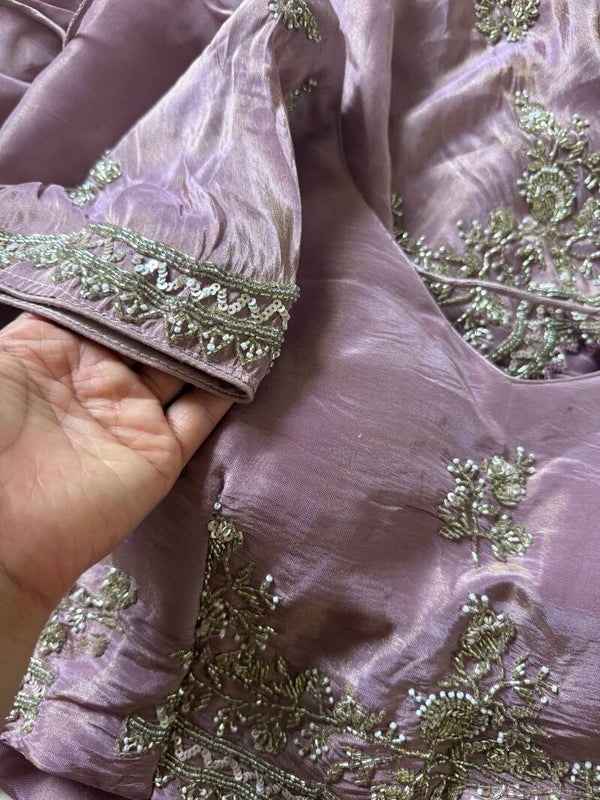Exquisite Handwork Detailing saree