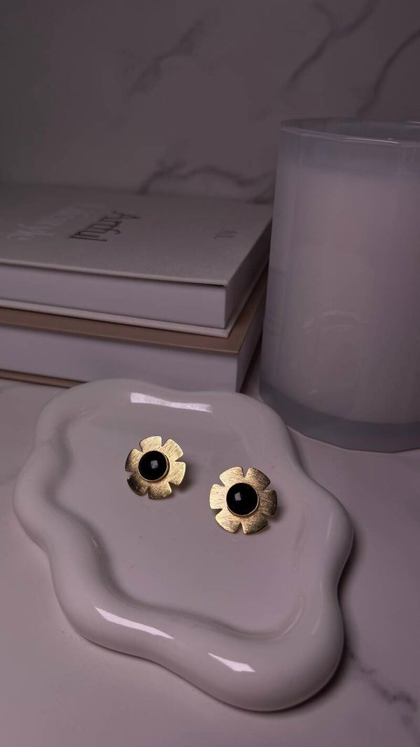 Floral-inspired stud earrings