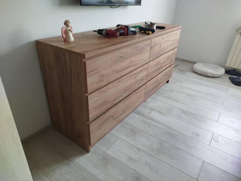 Montaža komode iz Jyska 1