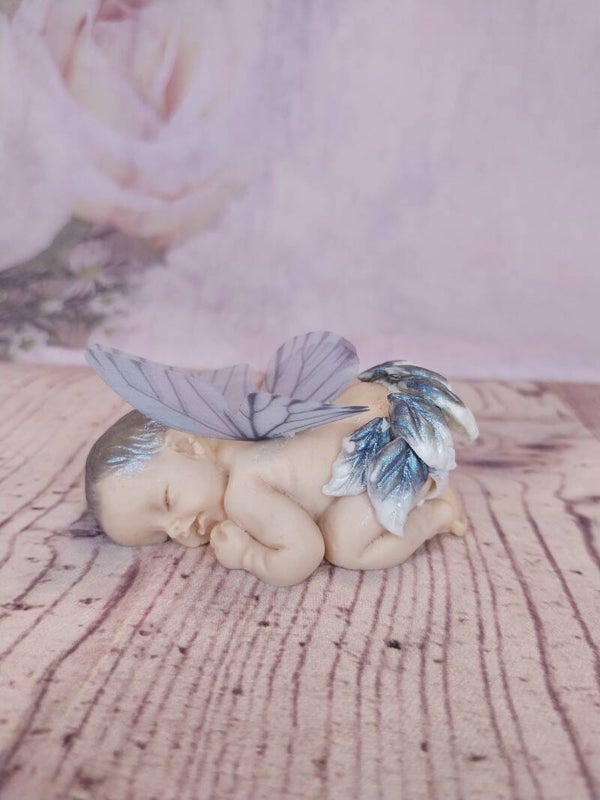 Bébé fimo fille papillon