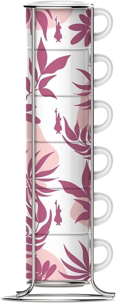 Bialetti Primavera set 6 tazzine impilabili