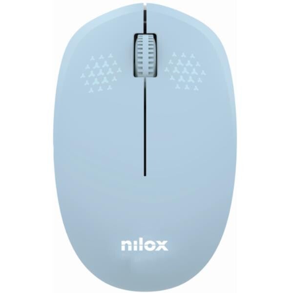 Nilox mouse wireless azzurro