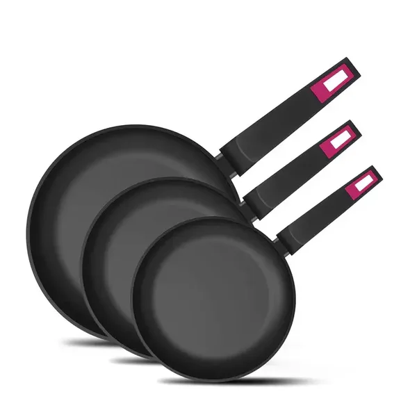 Taurus set 3 padelle 18/22/26 cm