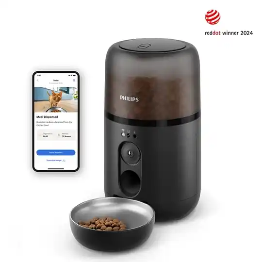 Philips distributore cibo smart con telecamera ed altoparlante