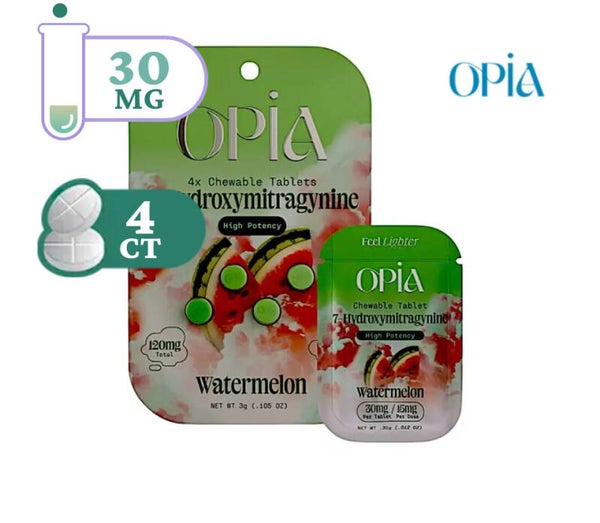 OPiA High Potency 7OH Kratom Extract Tablets Watermelon (30mg/tab)