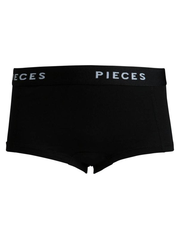 Pieces Logo Lady Boxers Zwart