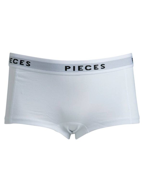 Pieces Logo Lady Boxers Wit