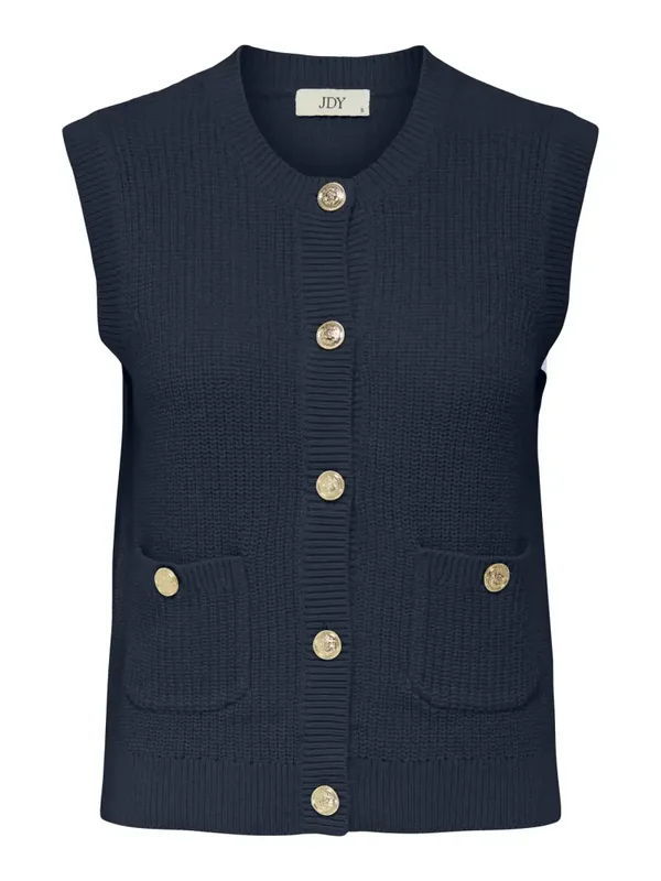 JDY Stella SL Vest 36 Donkerblauw